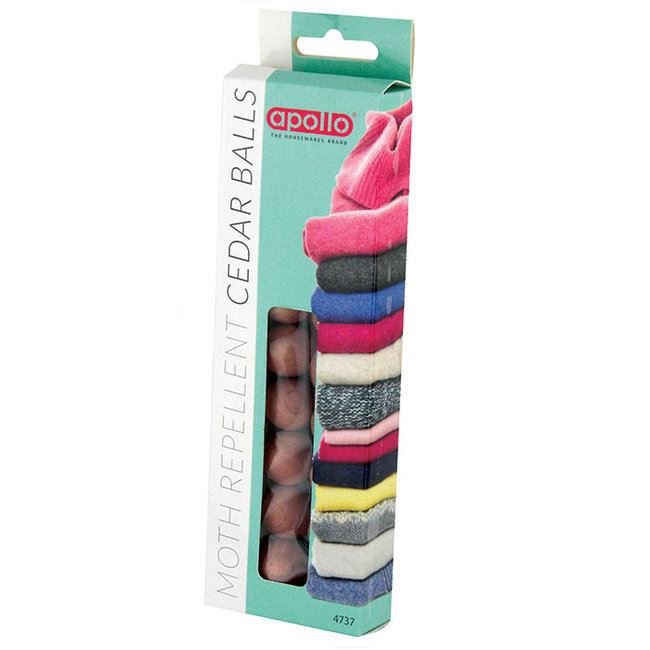 APOLLO MOTH REPELLENT CEDAR WOOD BALLS 12 PCS. AP4737 \\\KD21167