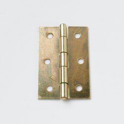 STAR PACK BUTT HINGE BRASSED 25MM / 1 INCH. 72886 \\\KD21170