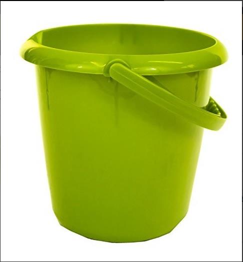 WHITEFURZE 10 LITER BUCKET GREEN. H0706G \\\KD21208