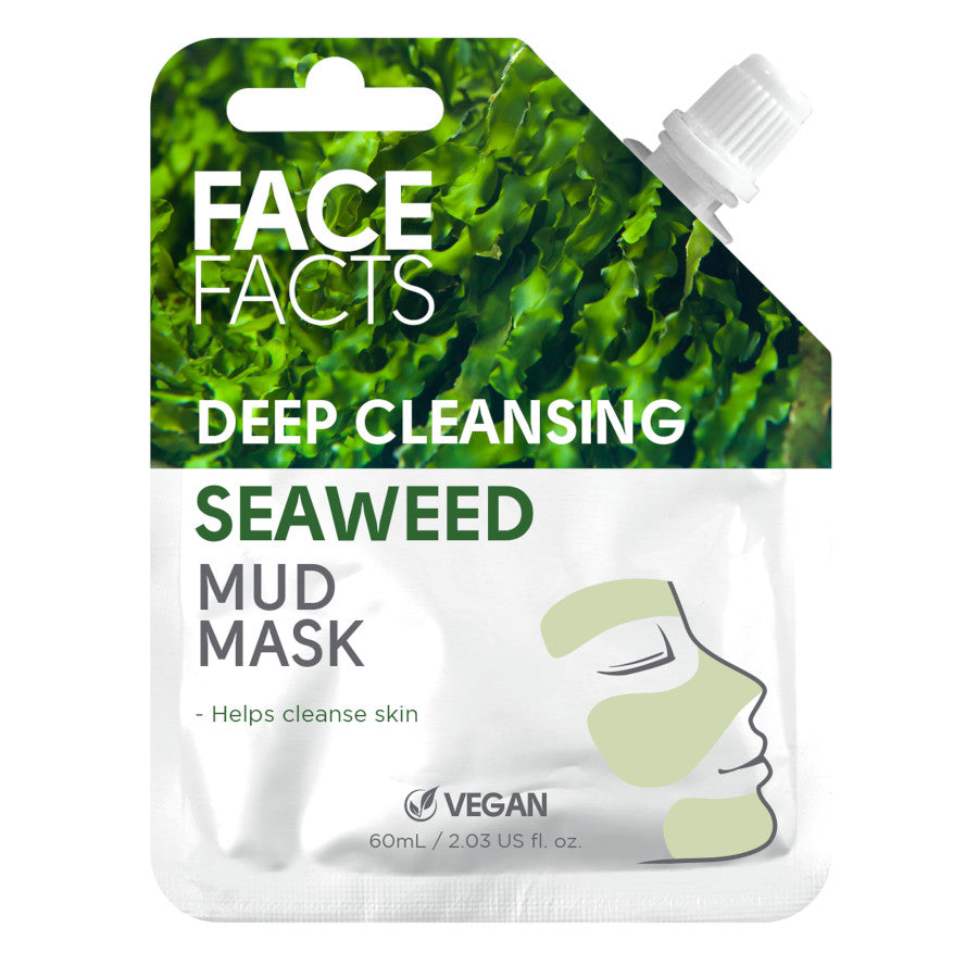 FACE FACTS DEEP CLEANSING SEAWEED MUD MASK 60ML. 19899-150 \\\KD21223