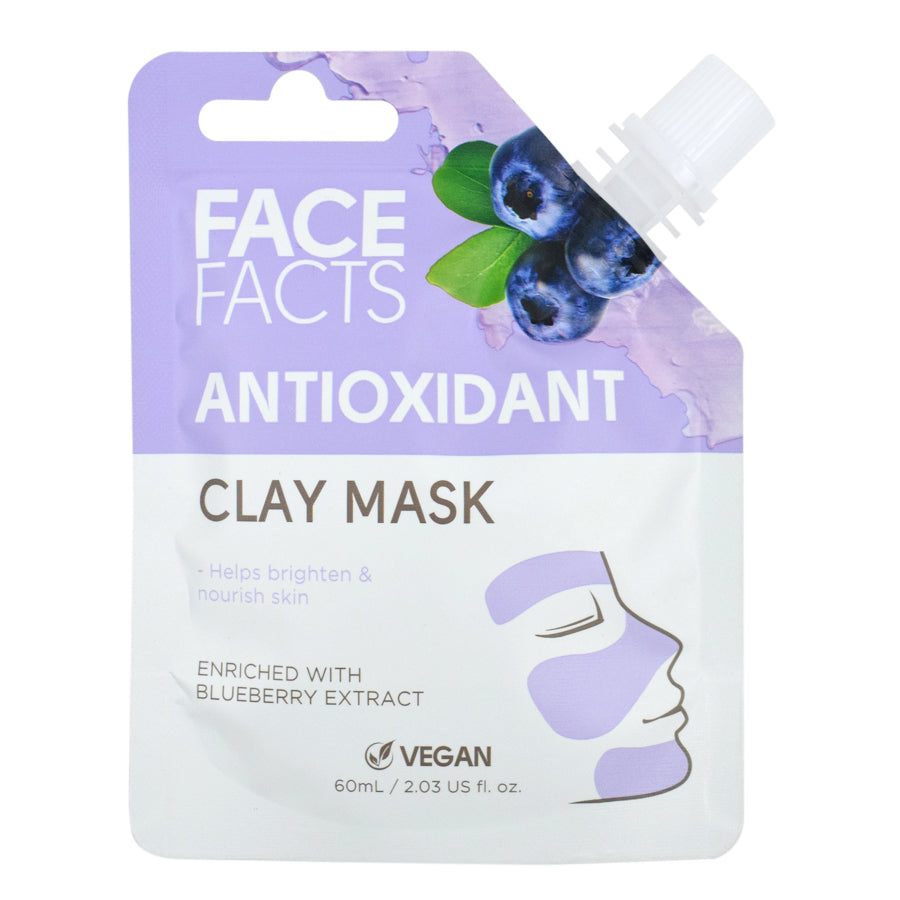 FACE FACTS CLAY MUD MASK 60ML - ANTIOXIDANT. 18564-150 \\\KD21230