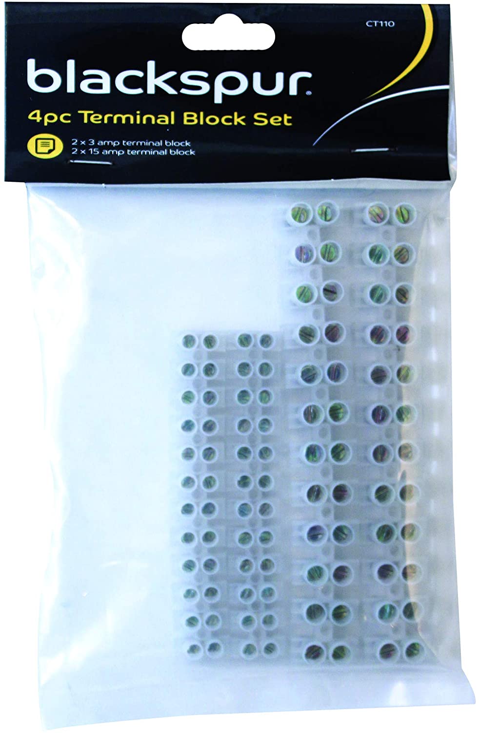 BLACKSPUR 3 / 15A TERMINAL BLOCK 4 PCS SET. BB-CT110 \\\KD21279
