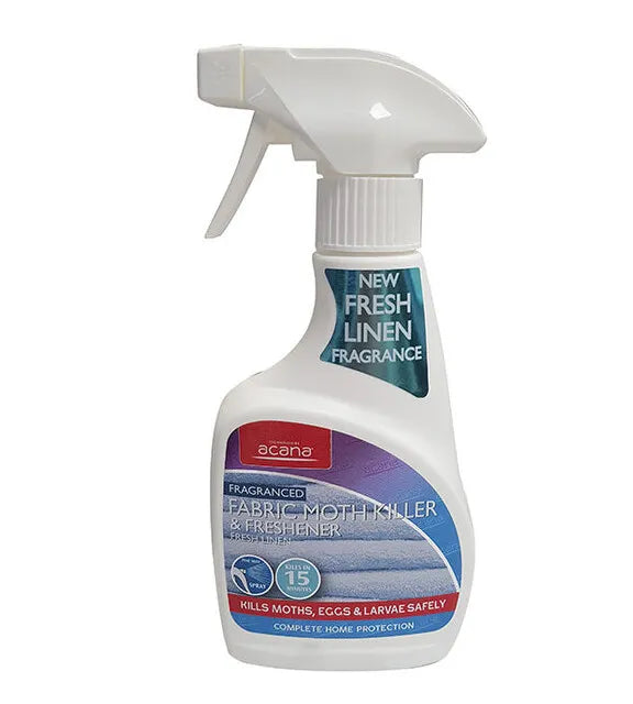 ACANA FABRIC MOTH KILLER WITH FRESH LINEN FRAGNANCE SPRAY - 275 ML. ACA063 391757 \\\KD21289