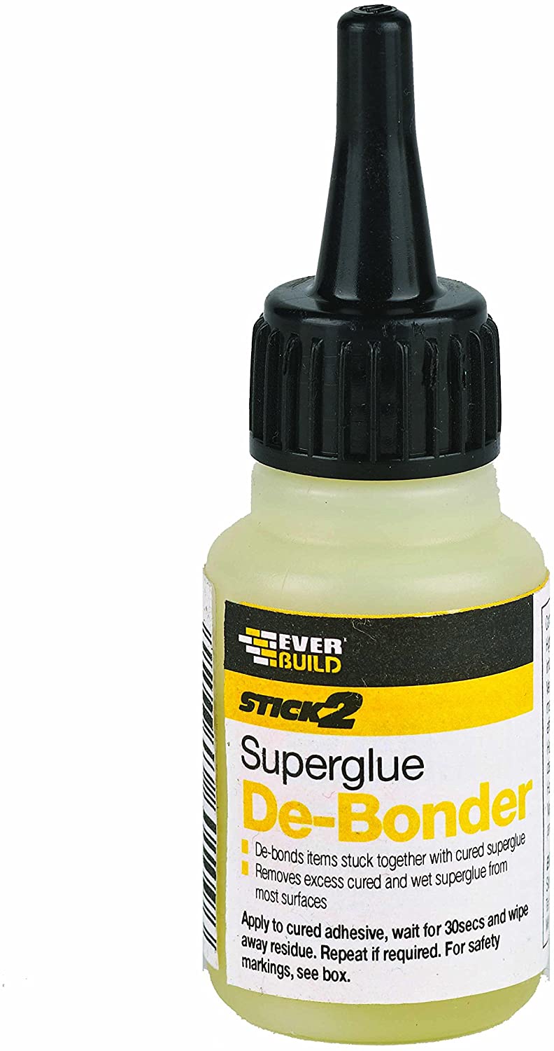 EVERBUILD STICK2 SUPERGLUE DE-BONDER 20ML CLEAR. DEBONDER \\\KD21291