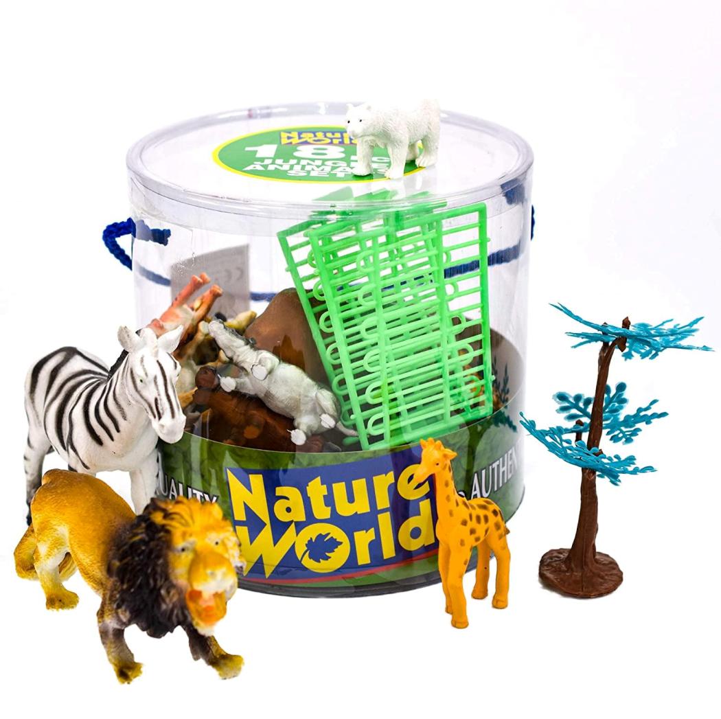 NATURE WORLD JUNGLE ANIMALS SET 18/PCS. TY0659 \\\KD21309
