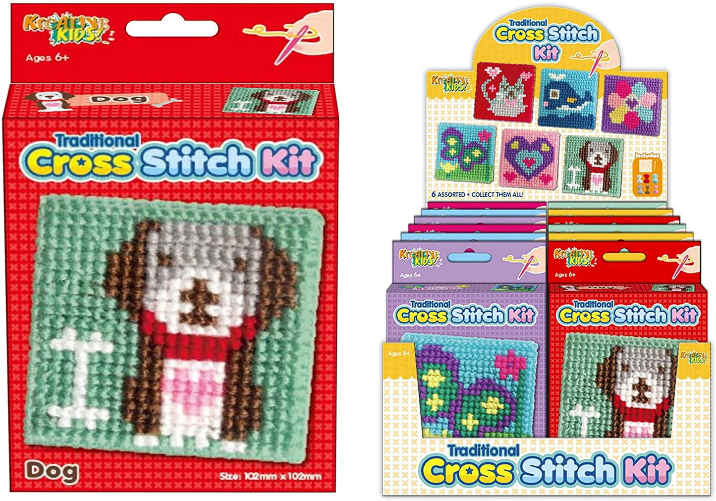 KANDY TOYS ASSORTED CROSS STITCH KIT. TY0265 \\\KD21343
