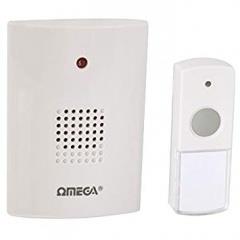 OMEGA CORDLESS PORTABLE TWIN DOOR CHIME SET. 17633 \\\KD21352