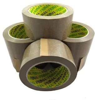 PRIMA 48MM X 40M ROLLS BROWN BUFF PACKING TAPE 6/PK. NEPPB4840X6 \\\KD21386