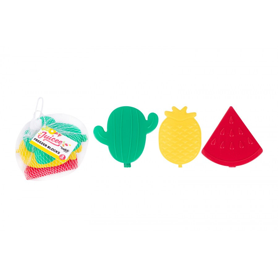 BELLO FRUIT / CACTUS SHAPE MINI FREEZER BLOCKS 3/PK. AM2715 \\\KD21397