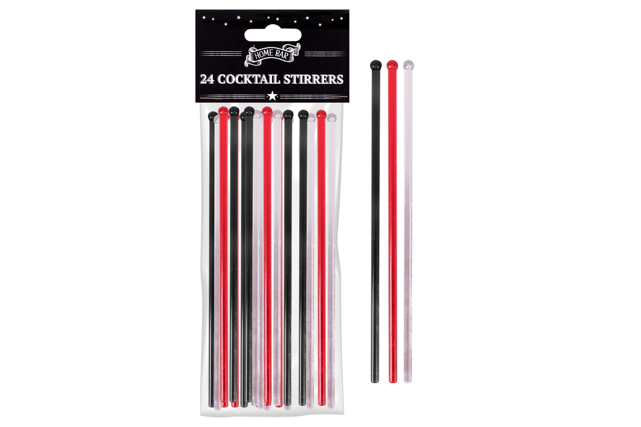 HOME BAR COCKTAIL STIRRERS 24/PK. AM2056 \\\KD21409