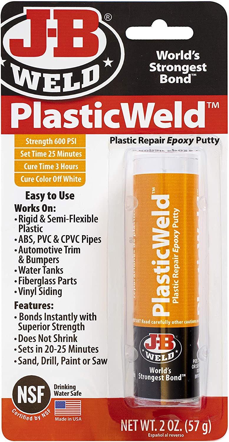JB WELD PLASTIC WELD WHITE MULTI PURPOSE EPOXY PUTTY 57 G. 8237UK \\\KD21417