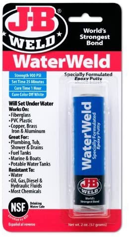 JB WELD WATER WELD UNDERWATER EPOXY PUTTY 57 G. 8277UK \\\KD21421