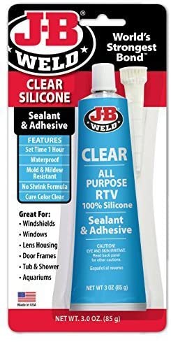 JB WELD CLEAR ALL-PURPOSE SILICONE SEALANT AND ADHESIVE 85 G. 31310UK \\\KD21423