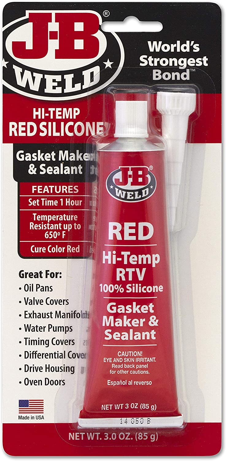 JB WELD HI-TEMP RED RTV SILICONE GASKET MAKER AND SEALANT 85 G. 31314UK \\\KD21425