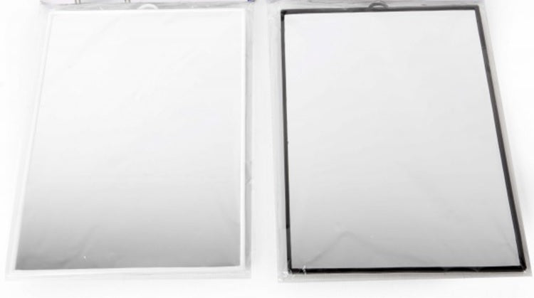 ASSORTED COLOUR STANDING FACE MIRROR APX 18 X 24 CM. JL5567 \\\KD21432