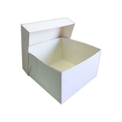 DORIC 11 INCH WHITE STAPLELESS CAKE BOXES 5/PK. 19A-311 \\\KD21437