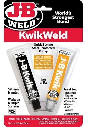JB WELD KWIKWELD QUICK SETTING TWIN TUBE STEEL-REINFORCED EPOXY. 8276UK \\\KD21452