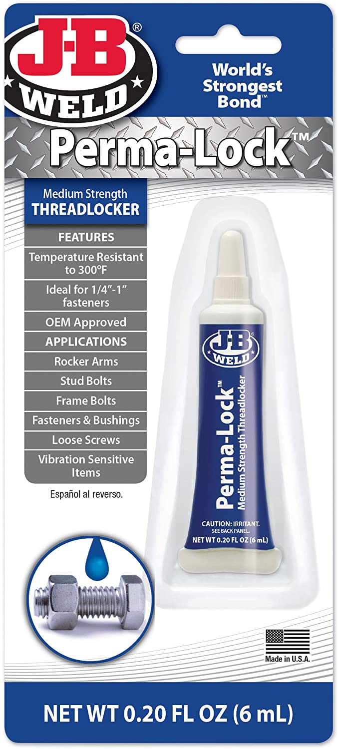 JB WELD MID STRENGTH THREADLOCKER 6ML PERMA-LOCK. 24206 \\\KD21453