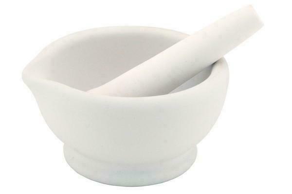 PORCELAIN PESTLE AND MORTAR SET 13CM. AP7446 \\\KD21479