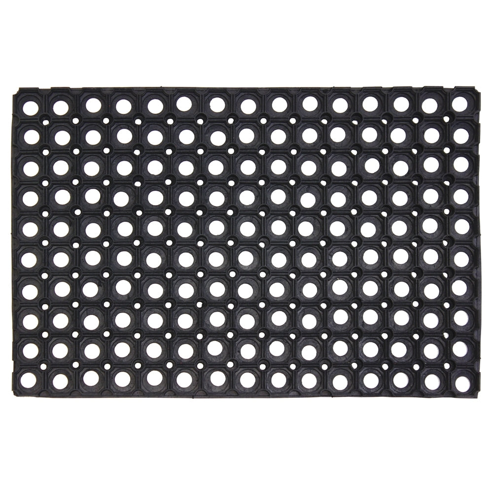 JVL RUBBER RING HEAVY DUTY OUTDOOR ENTRANCE DOOR MAT 40 X 60 CM. 01-054 \\\KD21484