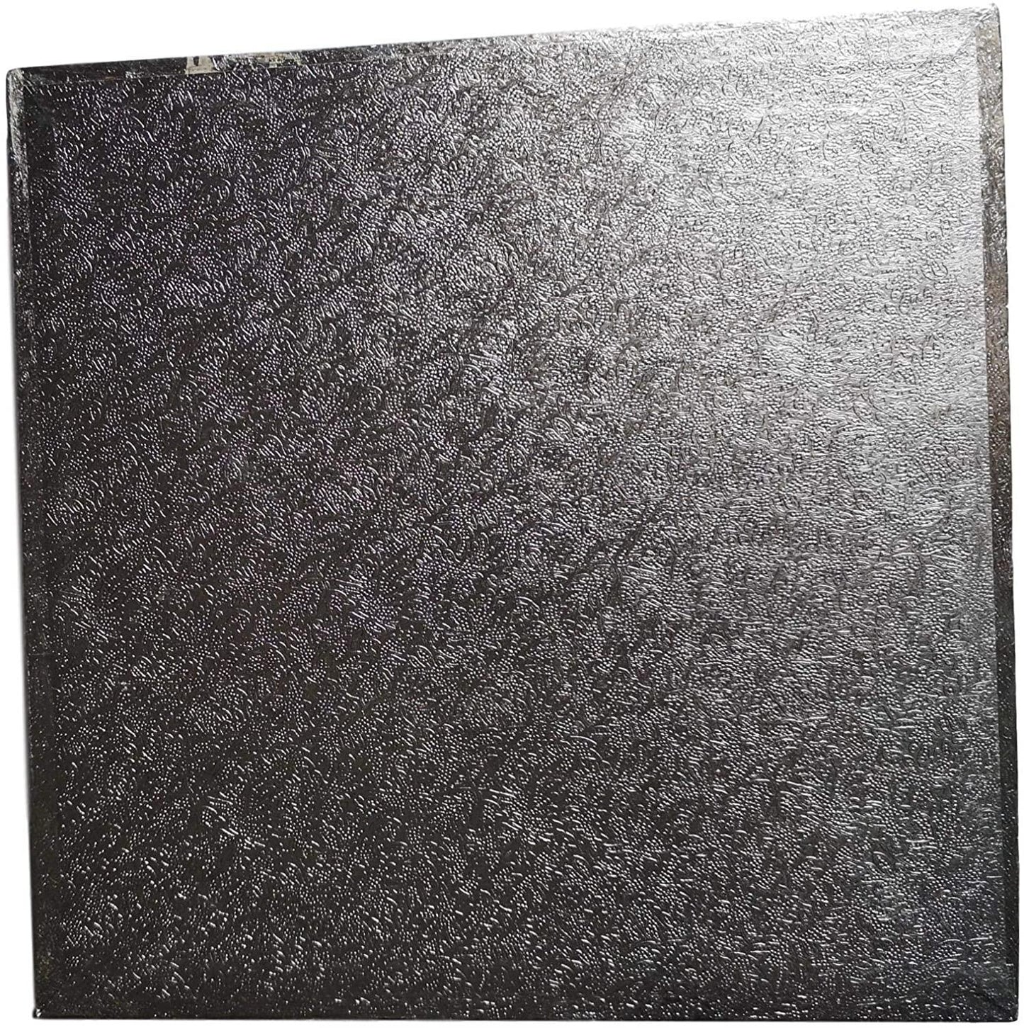 DORIC 8 INCH SQUARE SILVER THICK CAKE BOARD DRUMS 5/PK. 10B-SSD08 \\\KD21500