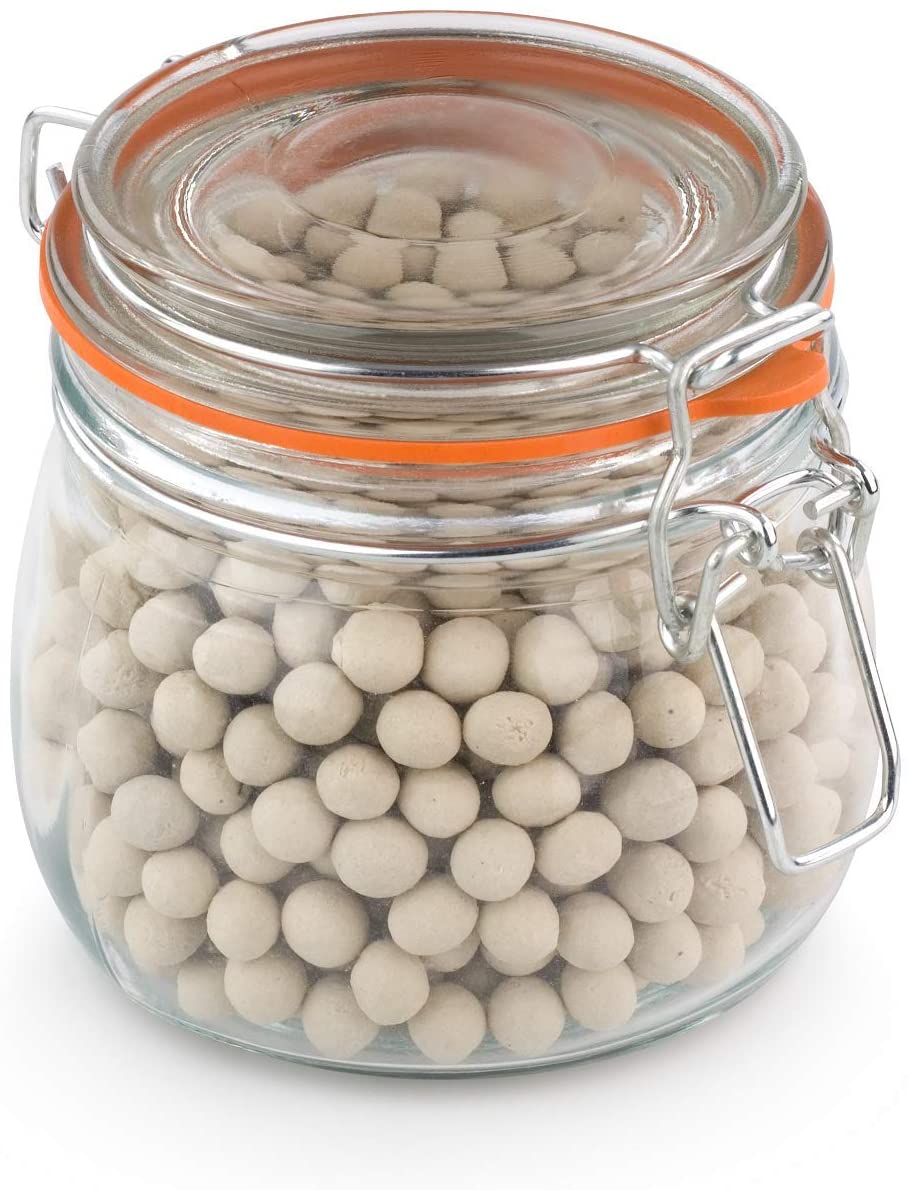 TALA 380ML GLASS JAR WITH BAKING BEANS. 10A01078 \\\KD21501