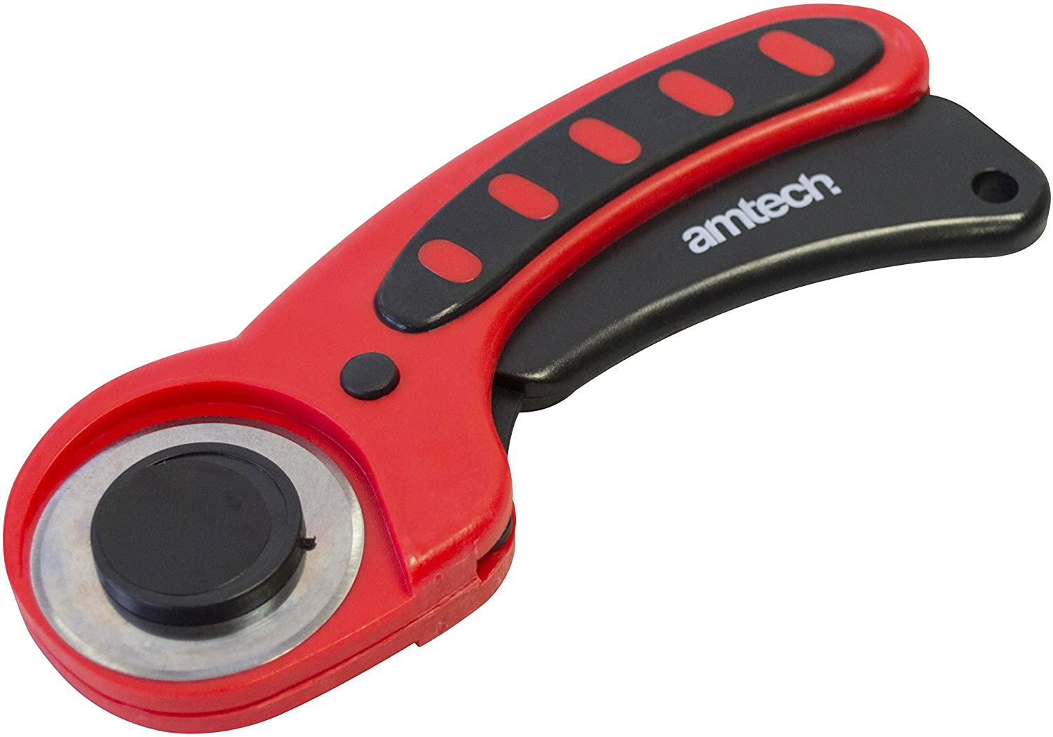 AMTECH ROTARY CUTTER BLACK - SILVER - RED ONE SIZE. AMS0312 \\\KD21523