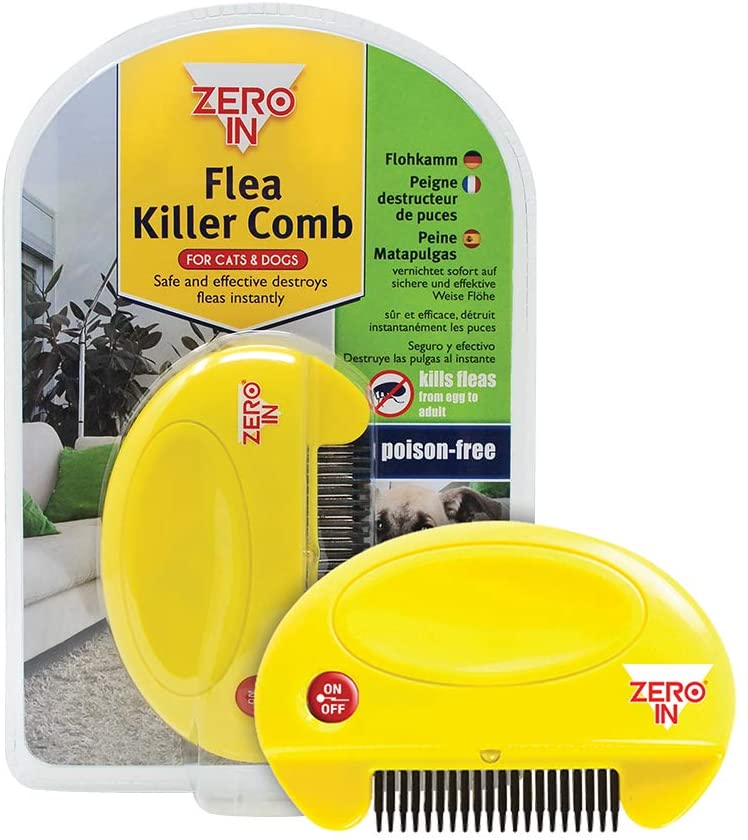 ZERO IN FLEA KILLER COMB BATTERY OPRETAED \\\KD21528