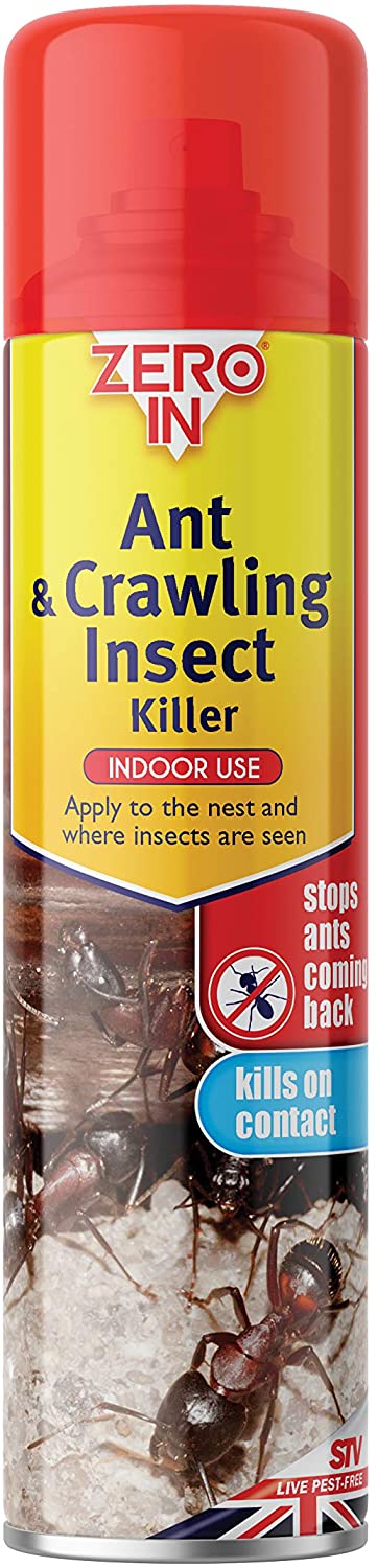 ZERO IN ANT AND CRAWLING INSECT KILLER SPRAY 300 ML AEROSOL \\\KD21529