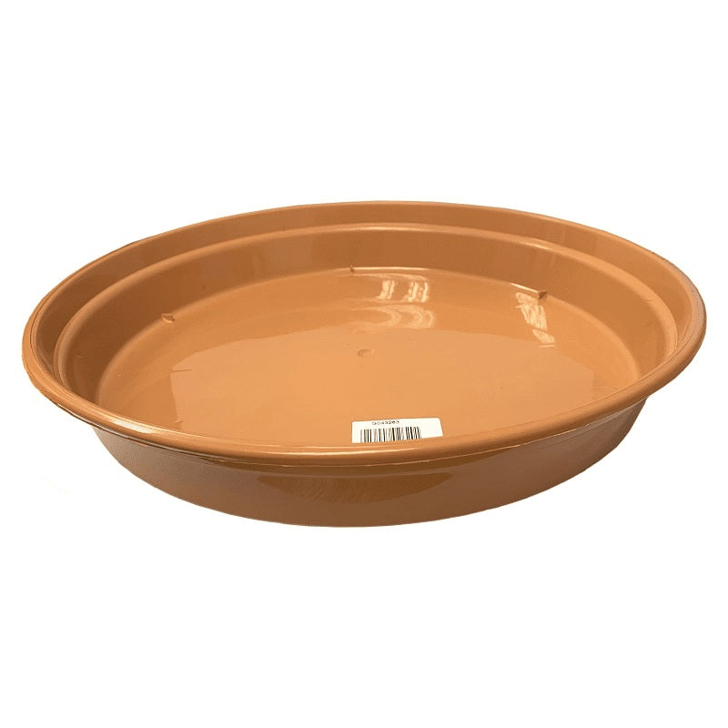 WHITEFURZE TERRACOTTA PLASTIC GARDEN PLANT POT SAUCER 31CM POT. G043263 \\\KD21562