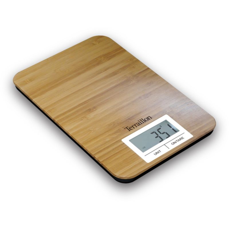 TERRAILLON 14749 GLASS BAMBOO ECOLOGICAL KITCHEN SCALE UPTO 5KG. 14749 \\\KD21566
