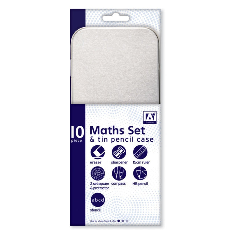 ANKER STATIONERY MATHS SET 10/PK. TMAT \\\KD21567