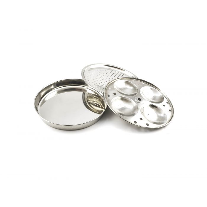 ALISHA STAINLESS STEEL IDLY / DHOKLA COOKER 4 TRAYS. TS33613 \\\KD21602