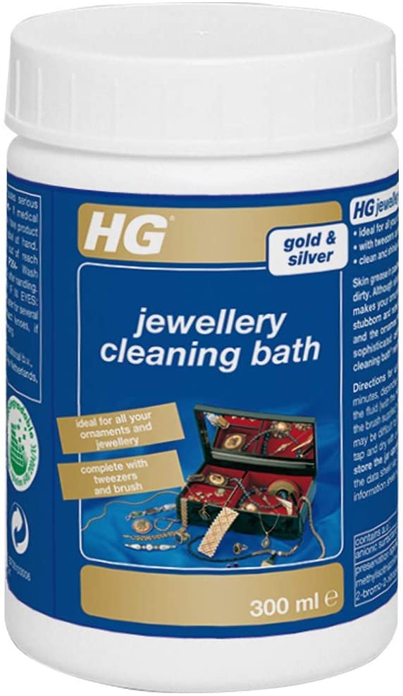HG JEWELLERY CLEANING BATH LOOKS SHINY CLEAN AGAIN 300ML. 437030106 \\\KD21846