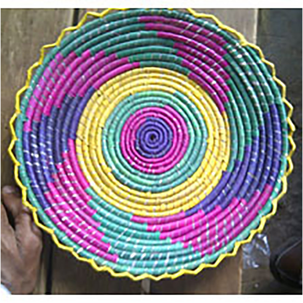 BAMBOO MAT / CHABBA FOR CHAPPATI 14 INCH / 36 CM ASSORTED COLOUR. HPK017 \\\KD21855
