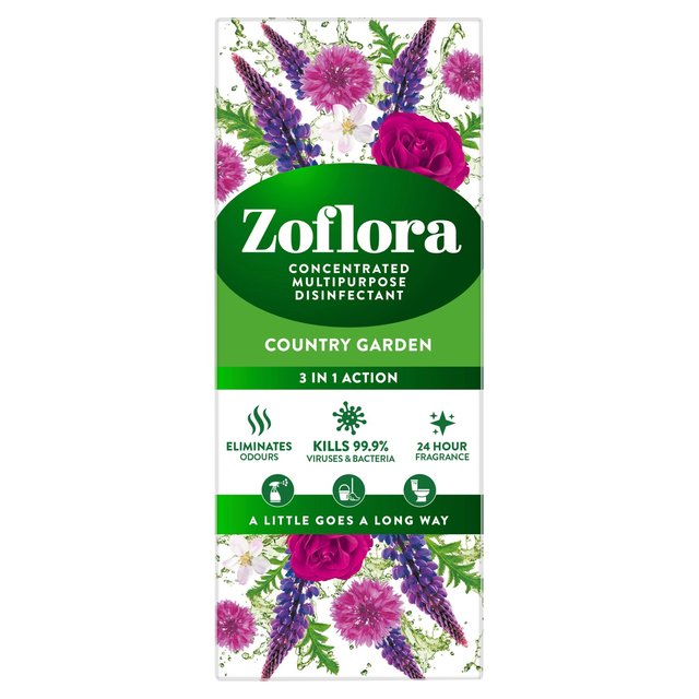 ZOFLORA 3 IN 1 ANTI BACTERIAL DISINFECT CLEANER  500ML - COUNTRY GARDEN \\\KD21916