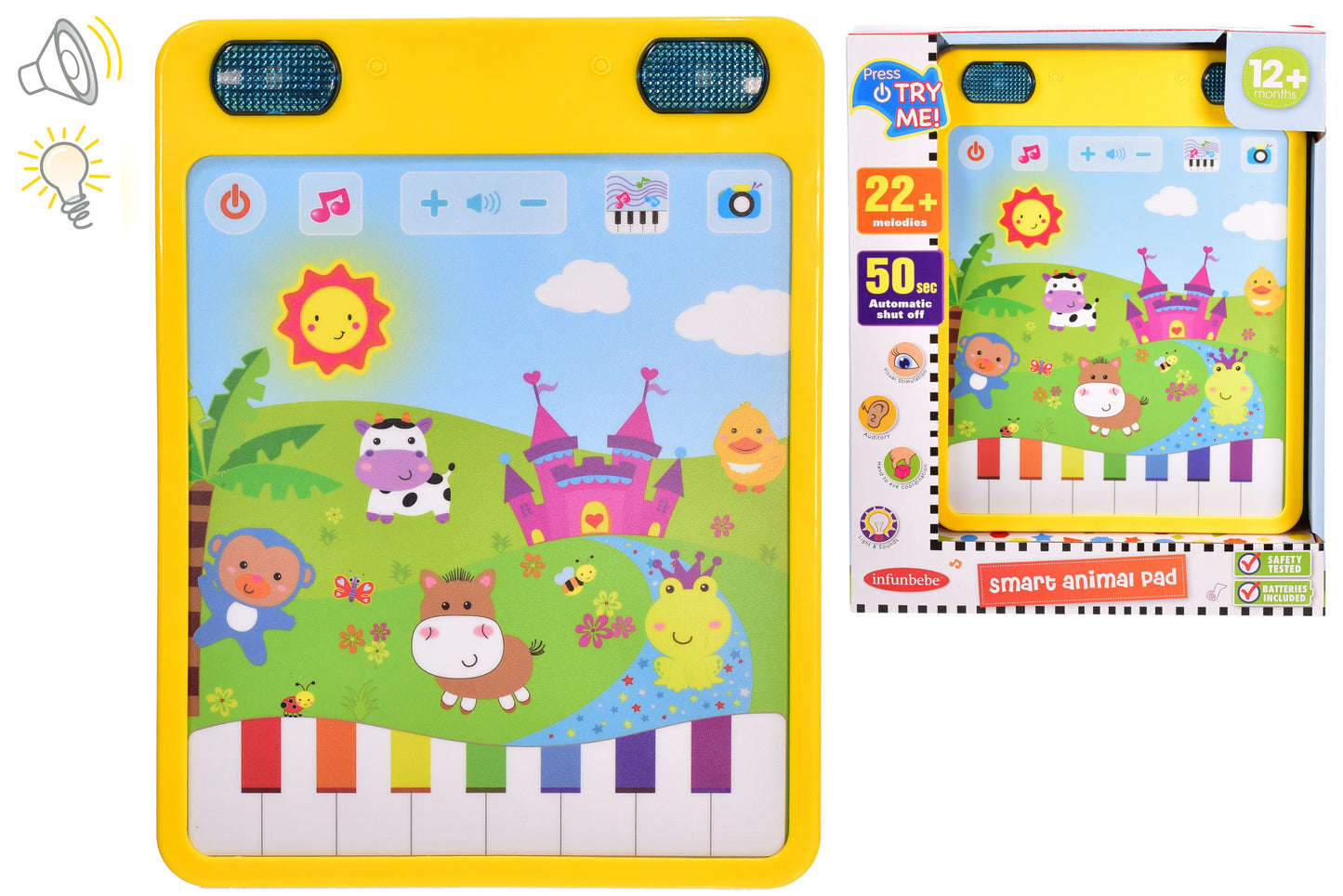 INFUNBEBE MY FIRST SMART ANIMAL TABLET PAD. TY5905 \\\KD21974
