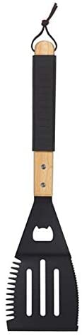 CHEF AID BBQ TURNER METAL AND WOOD HEAVY DUTY. 10E21033 \\\KD22066