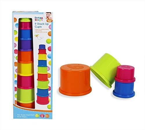 FRIST STEPS BABY STACK UP CUPS 9 CUPS. PS402 \\\KD22098