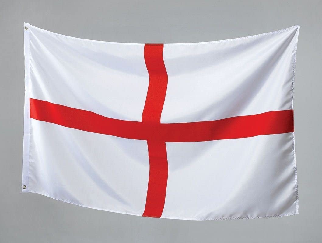 SHATCHI ENGLAND ST GEORGE FLAG WITH EYELETS 5 X 3FT. 116540 \\\KD22122