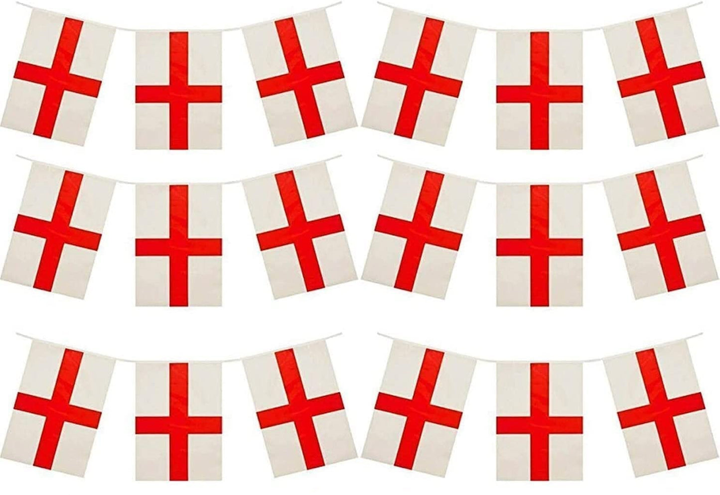 SHATCHI ENGLAND ST GEORGES BUNTING 20 FLAG 10M. 117940 \\\KD22125