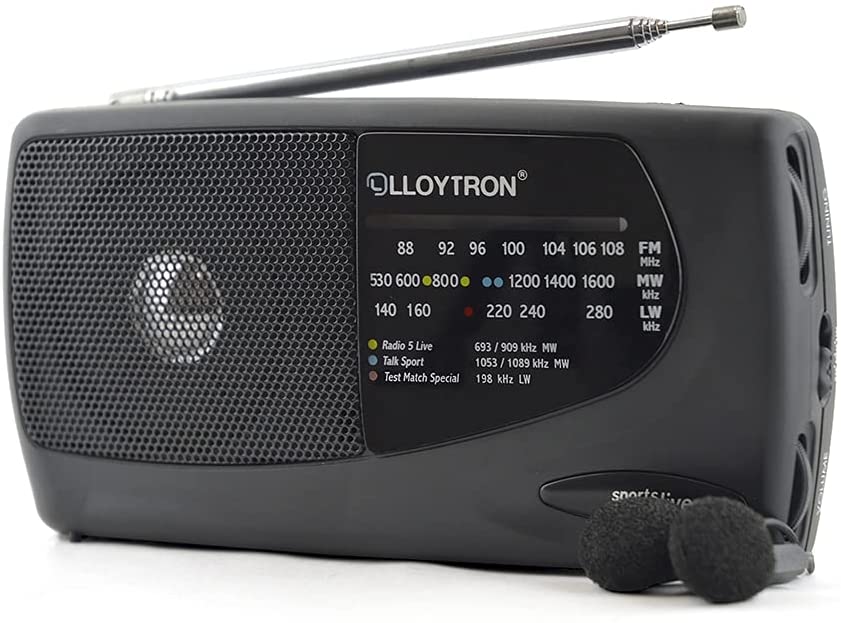LLOYTRON SPORTS 3 BAND PERSONAL SPORTS RADIO WITH EARPHONES. N3201 \\\KD22198