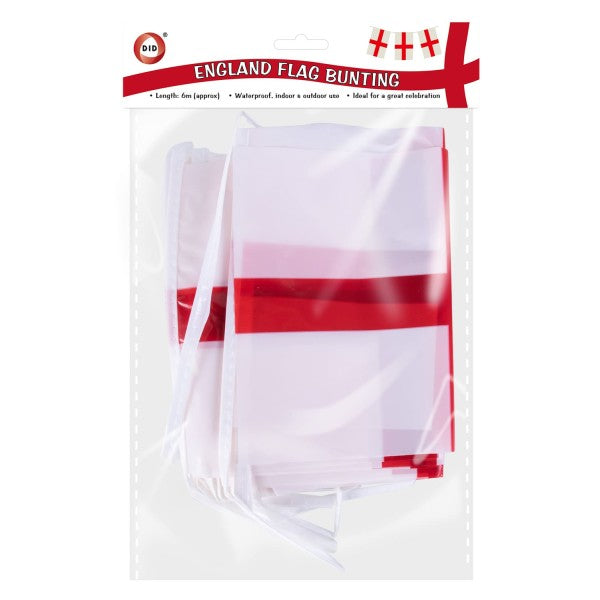 ENGLAND ST GEORGES FLAG BUNTING 6M. DP9201 \\\KD22203