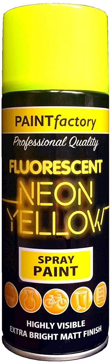 PAINT FACTORY ALL PURPOSE NEON YELLOW 400ML. WDL1754PR \\\KD22243