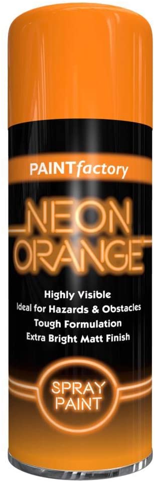 PAINT FACTORY ALL PURPOSE NEON ORANGE SPRAY PAINT 400ML. WDL1756PR \\\KD22245
