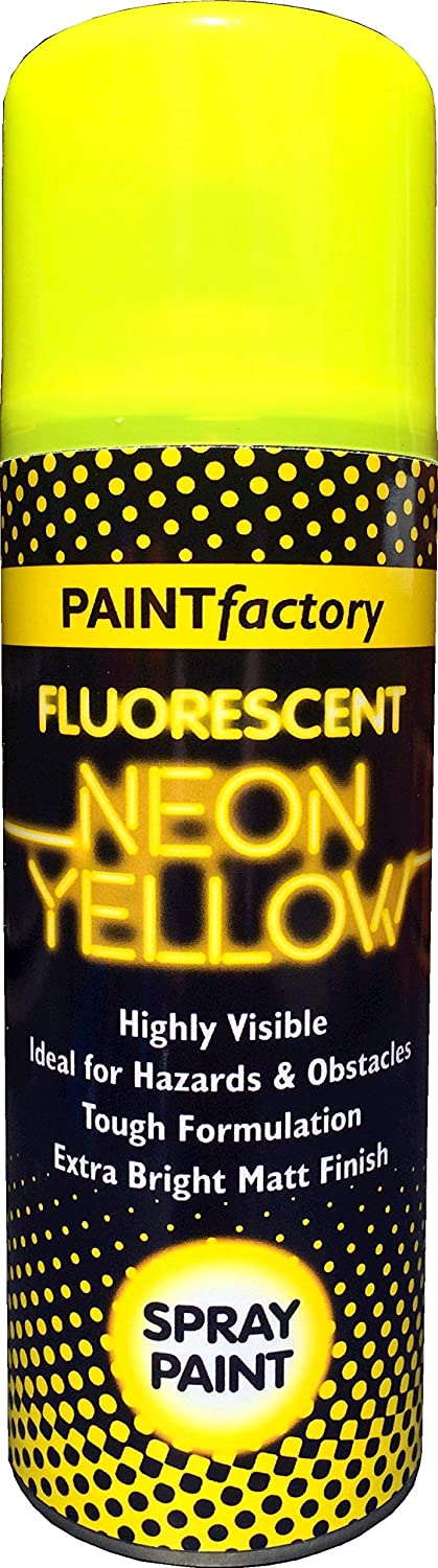 PAINT FACTORY ALL PURPOSE NEON YELLOW 200ML. WDL5389 \\\KD22246