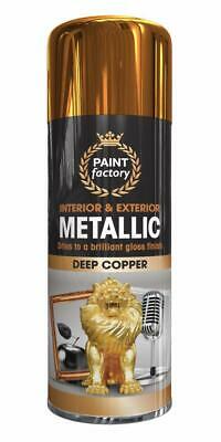 PAINT FACTORY ALL PURPOSE METALLIC COPPER 200ML SPRAY PAINT. WDL9819 \\\KD22249