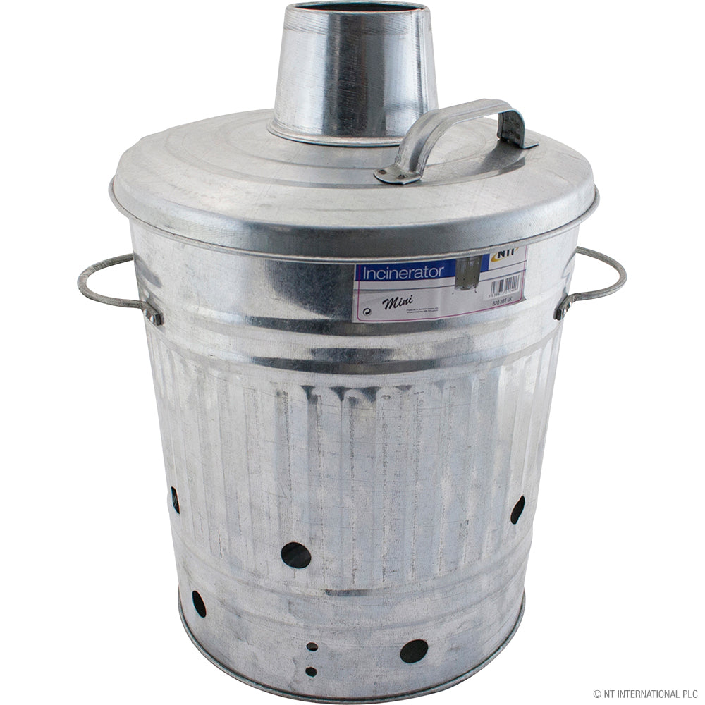 PRIMA MINI GALVANIZED METAL INCINERATOR. 22040C-1 \\\KD22271