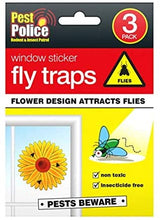 PEST POLICE FLY WINDOW STICKER / TRAPS 3/PK. OL317533 \\\KD22300