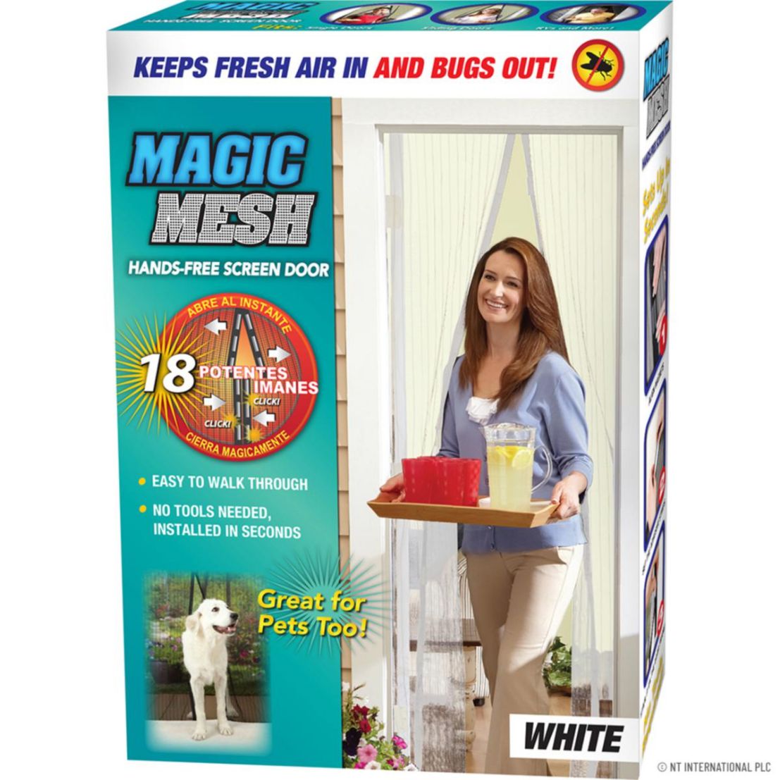 PRIMA MAGIC MESH WHITE FOR DOOR. 41233C \\\KD22308